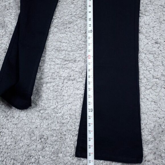 Curve Appeal Blue Dark Wash Stretch High Rise Flare Jeans Size 4 27 - Picture 8 of 8